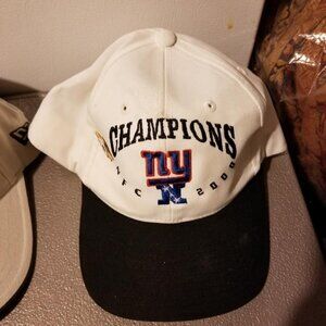 Hat- White NFL NY Giants 2000, Like New